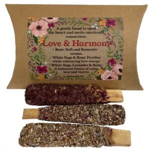 Love & Harmony Palo Santo Dip Stick Set – 3 Aroma’s